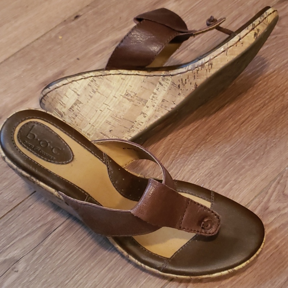Brown BOC  Wedge Sandal 9